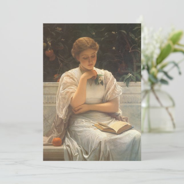 In the Orangery by Charles Edward Perugini (Standing Front)