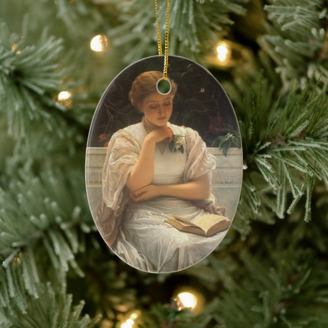 In the Orangery by Charles Edward Perugini Ceramic Ornament (Tree)