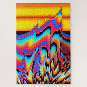 In the Panned Flash of Synthetic Forms - Ken Gauge Jigsaw Puzzle