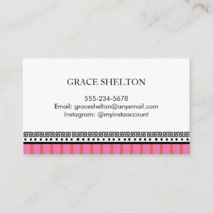 In the Pink Calling Card