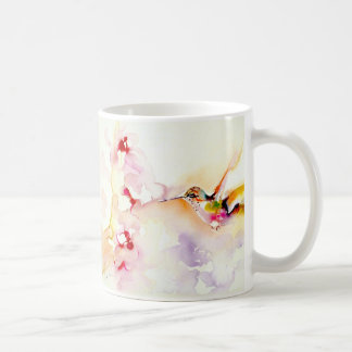 "In the Pink" Hummingbird Print Coffee Mug