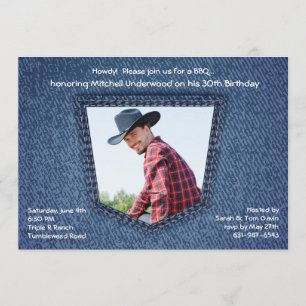 In the Pocket Photo Invitation