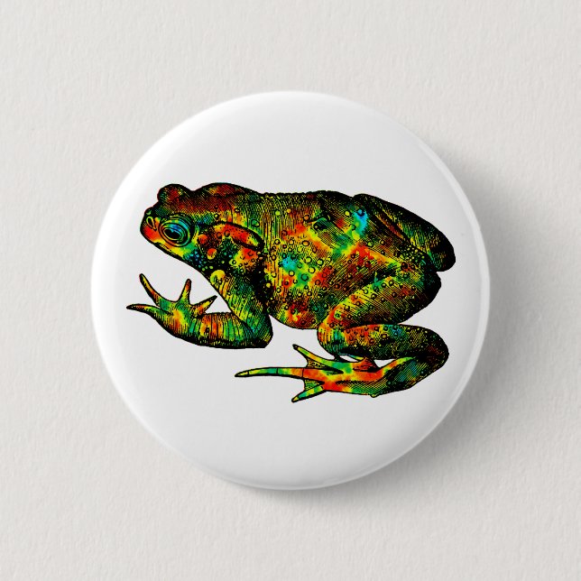 IN THE RAINFOREST 2 INCH ROUND BUTTON (Front)