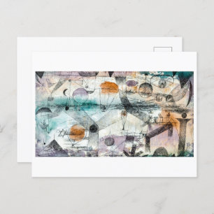 In the Realm of Air   Paul Klee   Postcard