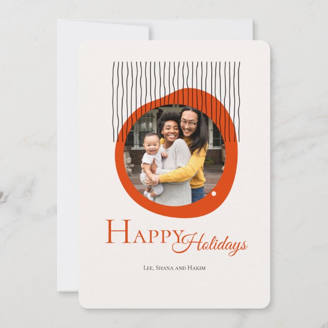 In the Red Photo Greeting Card (Front)