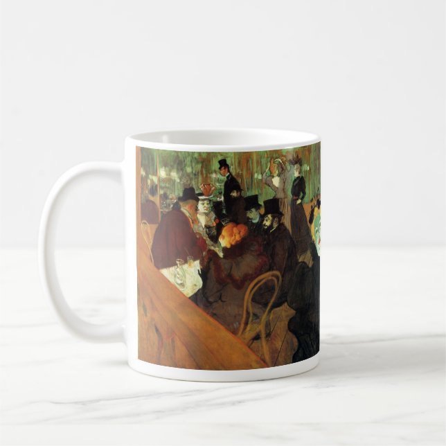 In the Rouge by Toulouse-Lautrec Coffee Mug (Left)