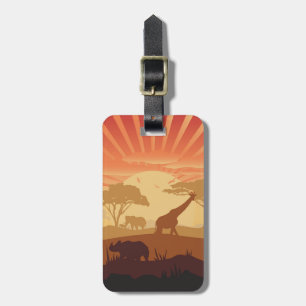 In The Safari  Luggage Tag