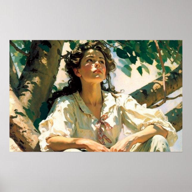 In the sanctity of a tree poster (Front)
