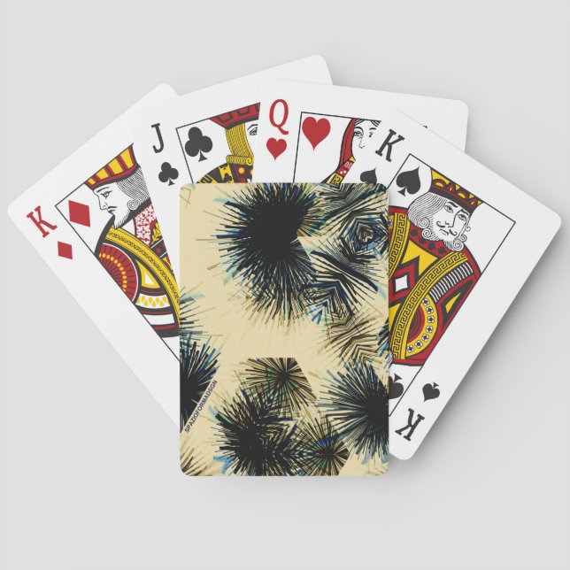 In the shade of colour Beige Playing Cards (Back)