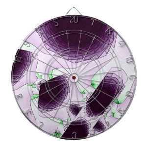 In the shade of colour Violet Dartboard