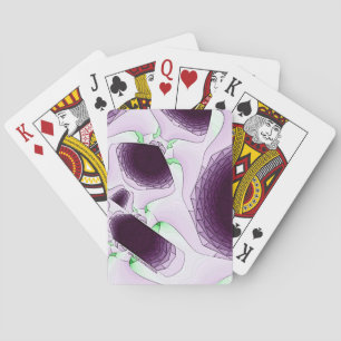 In the shade of colour Violet Playing Cards