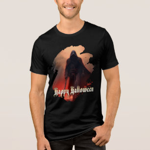 In the shadow of the Grim Reaper - Halloween Tri-Blend Shirt