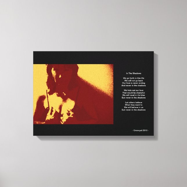 In The Shadows Canvas Print (Front)