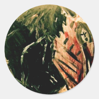 IN THE SHADOWS CLASSIC ROUND STICKER