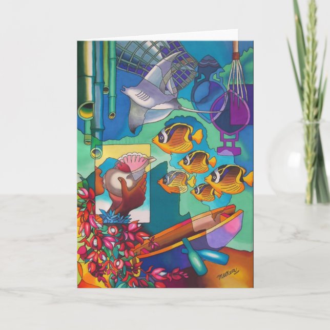 "IN THE SHADOWS OF SLEEPING GIANT MOUNTAIN V" CARD (Front)