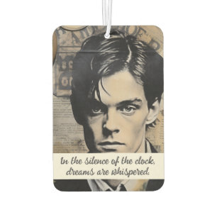 In the silence of the clock, dreams are whispered. air freshener