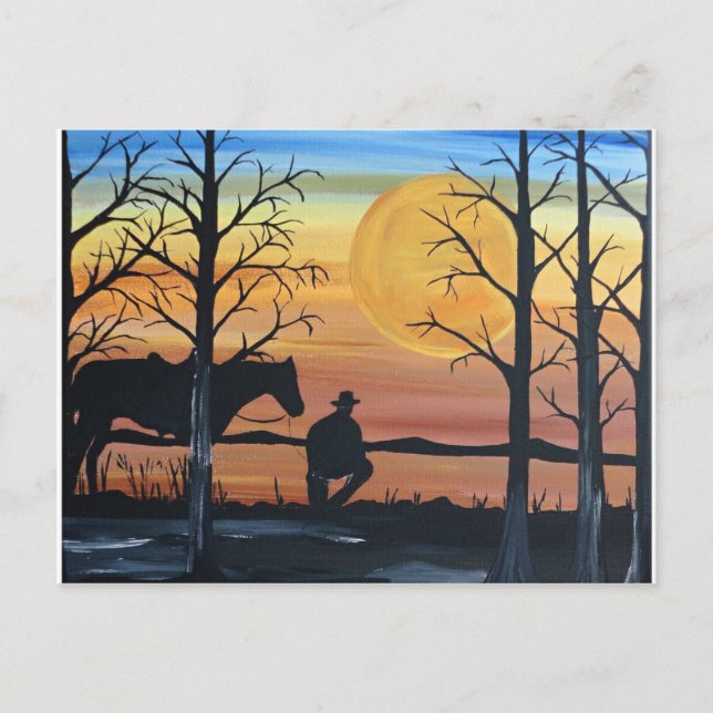 In the silence postcard (Front)