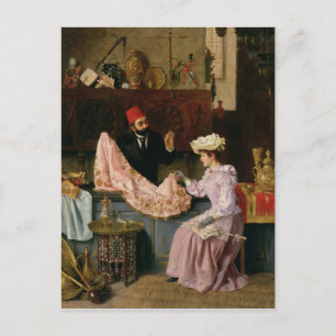 In the Souk, 1891 Postcard