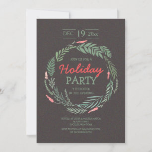 In the Spirit Holiday Invitation
