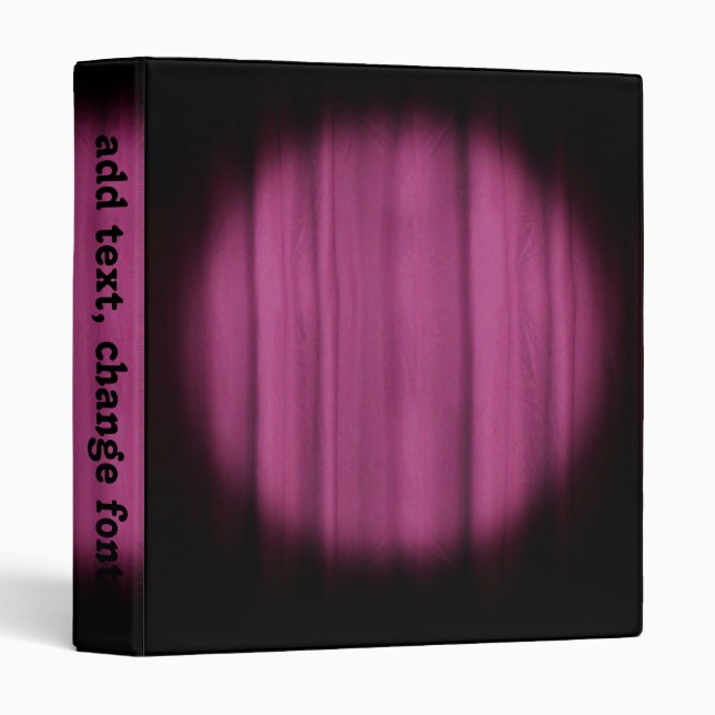 In the Spotlight Centre Stage Curtain Background Binder (Front/Spine)