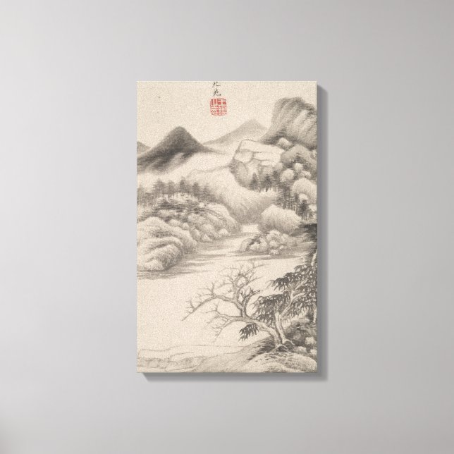 In the Style of Various Old Masters | B&W Canvas Print (Front)