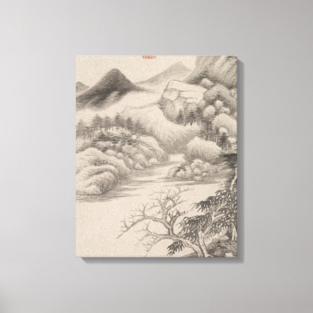 In the Style of Various Old Masters | B&W Canvas Print (Front)