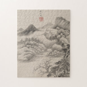 In the Style of Various Old Masters   B&W Jigsaw Puzzle