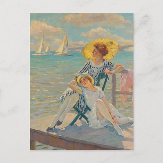 In the Sun | Edward Cucuel Postcard (Front)