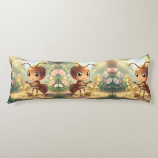 In the Tracks of Floral Gold.1 Body Pillow
