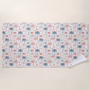 In The Tropics, Time Seems To Slow Down Beach Towel