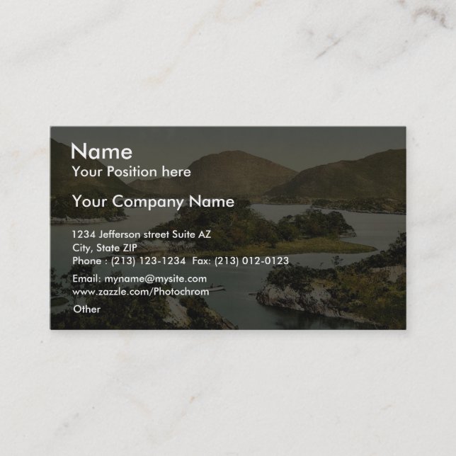 In the Upper Lake. Killarney. Co. Kerry, Ireland c Business Card (Front)