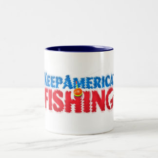 In the water with every sip Two-Tone coffee mug