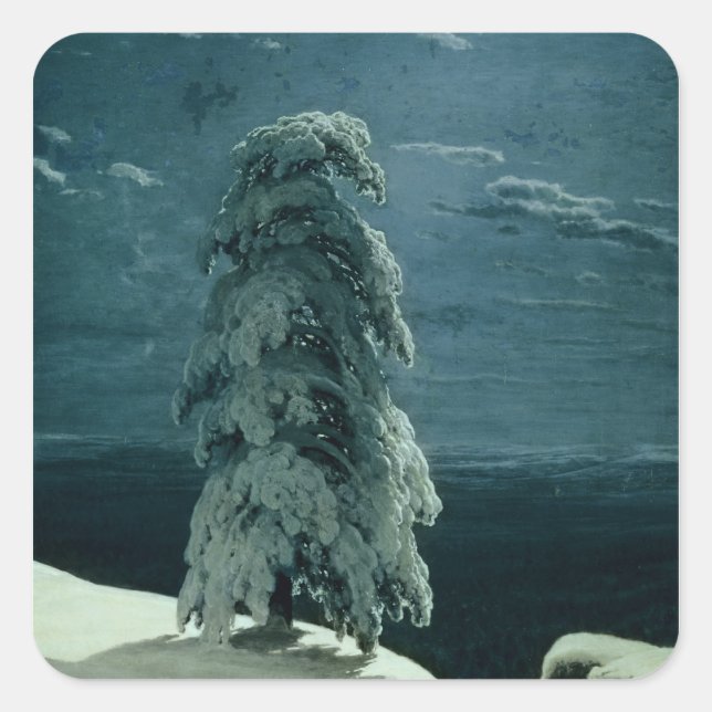 In the Wild North, 1891 Square Sticker (Front)