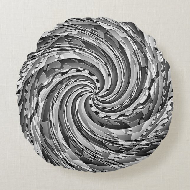 In the wind..... round pillow (Front)