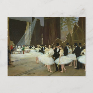 In the Wings at the Opera House, 1889 Postcard