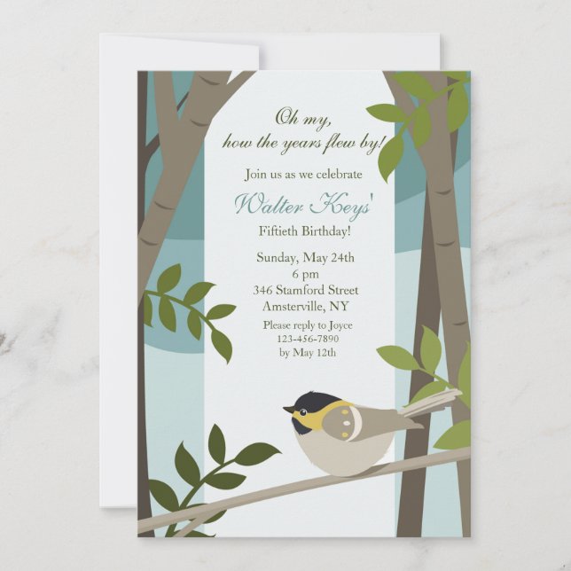 In The Woods Invitation (Front)