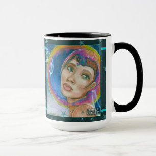 In the World Beyond Space Fantasy Portrait Mug