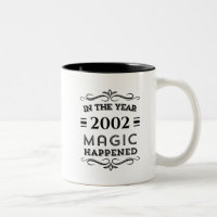 in the year magic happened birthday coffee or tea