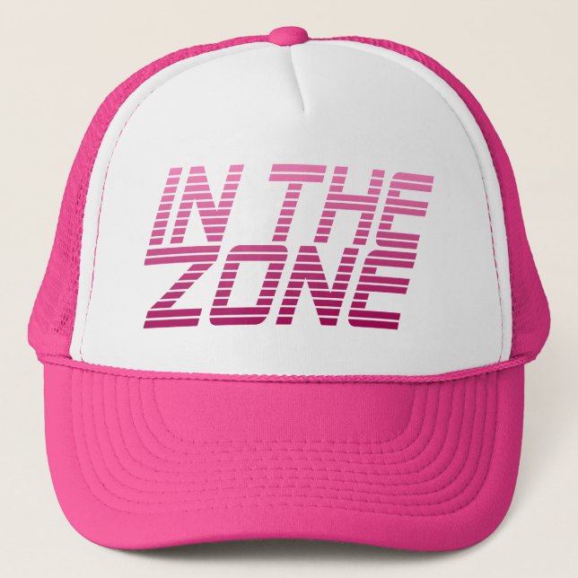 IN THE ZONE custom hat (Front)