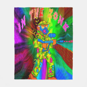 In the Zone (Paintball) Fleece Blanket