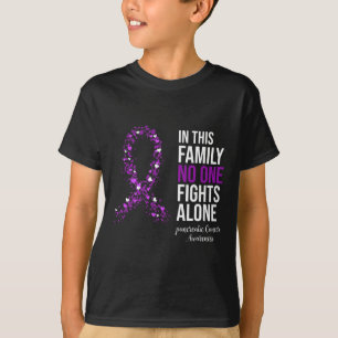 In This Family No One Fights Alone Pancreatic Canc T-Shirt