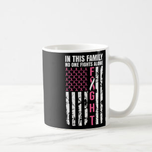 In This Family Nobody Fight Alone Breast Cancer Aw Coffee Mug