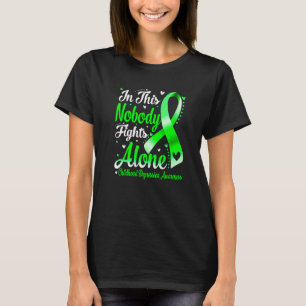 In This Family Nobody Fight Alone Childhood Depres T-Shirt