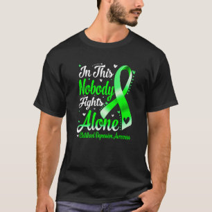 In This Family Nobody Fight Alone Childhood Depres T-Shirt