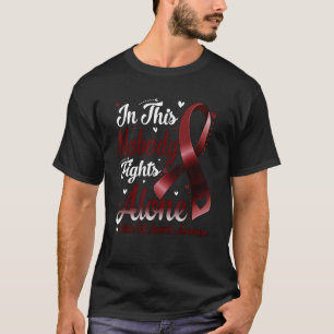 In This Family Nobody Fight Alone Sickle Cell Anem T-Shirt