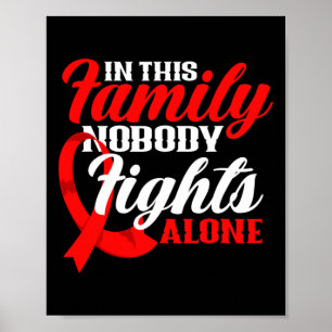 In This Family Nobody Fights Alone Blood Cancer Aw Poster