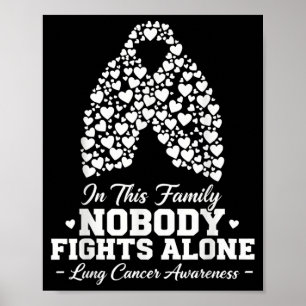 In This Family Nobody Fights Alone Lung Cancer Shi Poster