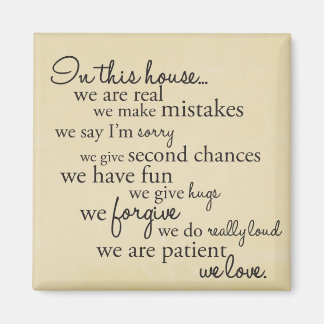 In this house... magnet