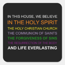 In this house, we believe