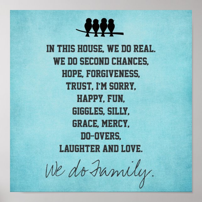 In this House We do Family Poster (Front)
